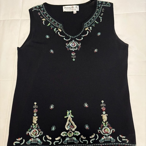 VINTAGE JOSEPH A INTRICATELY DESIGNED BLACK TOP RARE FIND CLASSICALLY DONE BLING - Picture 3 of 9